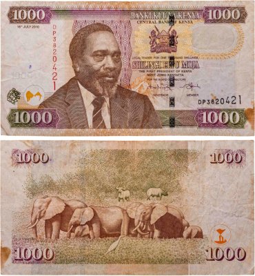 купить Кения 1000 шиллингов 2010