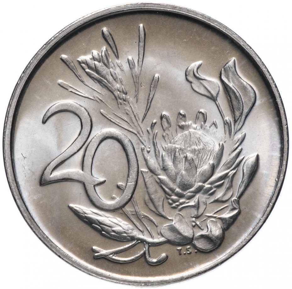 купить ЮАР 20 центов (cents) 1980