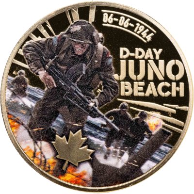 купить Соломоновы Острова 50 центов 2024 "D-Day - Нормандские пляжи"