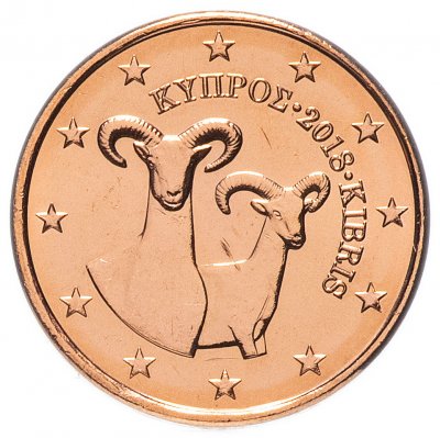 купить Кипр 1 евро цент 2018