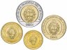 Купить Уругвай набор монет 2011 -2014 (4 штуки)