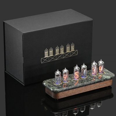 купить Часы настольные "Восток-1", дерево, орех, змеевик, металл, стекло, Российская Федерация, 2025 г.