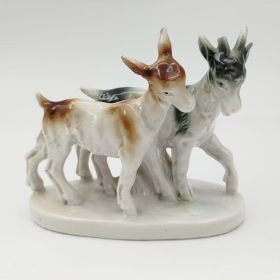купить Статуэтка "Козлята", фарфор, аэрография, Западная Европа, 1960-1980 гг.