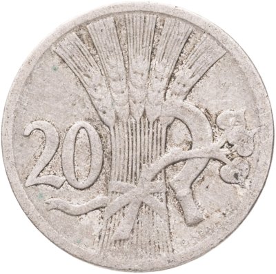 купить Чехословакия 20 геллеров (haleru) 1926