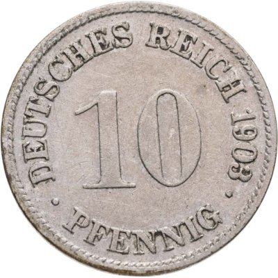 купить Германия 10 пфеннигов (pfennig) 1903 D знак монетного двора: "D" - Мюнхен