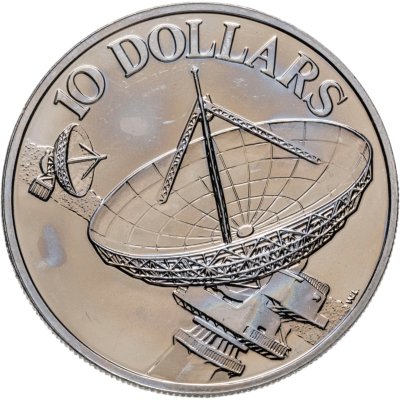 купить Сингапур 10 долларов (dollars) 1980 "Спутники связи"