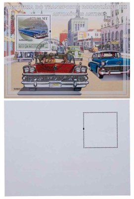 купить Мозамбик марки квартблок "Автомобили. Машины. История автомобилей и Ретро" 175 метикал 2009