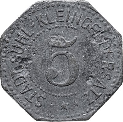 купить Германия "Зуль" 5 пфеннигов 1917 (без обозначения года) нотгельд