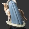 Купить Статуэтка "Дама с собачкой" ("Леди с борзой"), фарфор, роспись, Lladro, Испания, 1971-1974 гг.