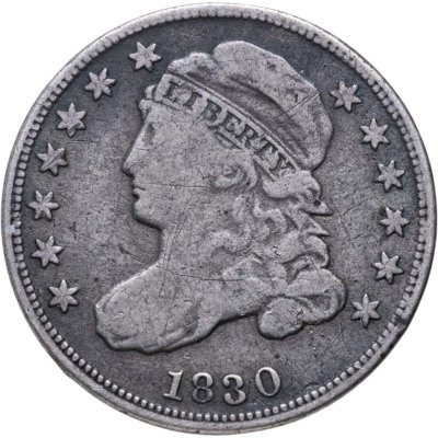 купить США 10 центов (дайм, one dime) 1830 Liberty Cap Dime
