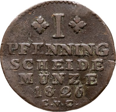 купить Ганновер 1 пфенниг 1826