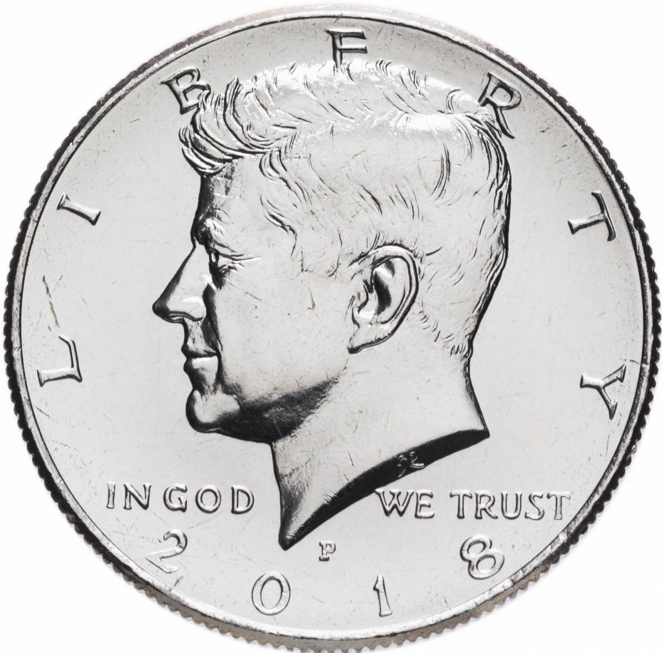 купить США 50 центов (1/2 доллара, half dollar) 2018 P Kennedy (Кеннеди)