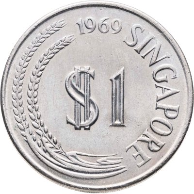 купить Сингапур 1 доллар (dollar) 1967 - 1985, случайный год