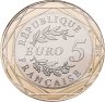 Купить Франция 5 евро (euro) 2026 "Животные мира" в блистере