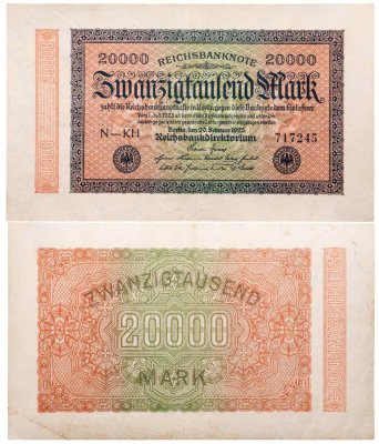 купить Германия 20000 марок 1923