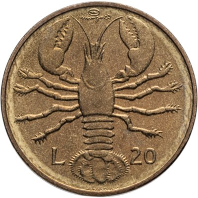 купить Сан-Марино 20 лир (lire) 1974