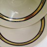 Купить Набор чайных пар на две персоны с декором в виде линий, Petrus Regout Maastricht, фаянс, золочение, Нидерланды, 1890-1930 гг.