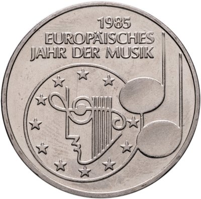 купить Германия 5 марок (deutsche mark) 1985 "Европейский год музыки"
