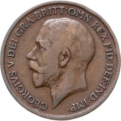 купить Великобритания 1 пенни (penny) 1918 KN знак монетного двора: "KN" - Кингз Нортон Металл, Бирмингем