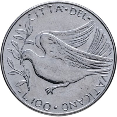 купить Ватикан 100 лир (lire) 1977