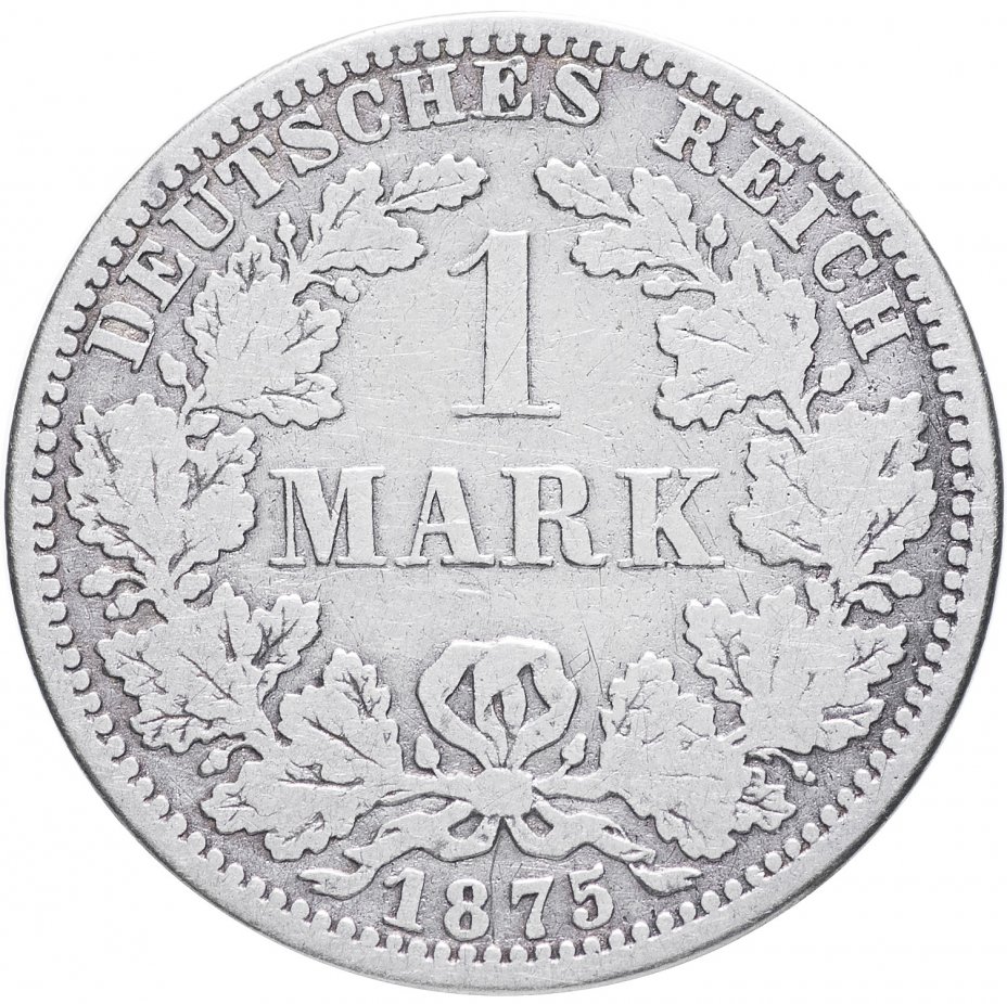 купить Германия 1 рейх марка 1875 "А"