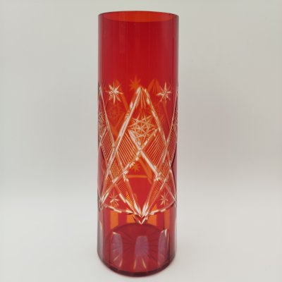 купить Ваза "Салют", автор Н.А. Тарковская, стекло, алмазная грань, Гусевской хрустальный завод (Гусь-Хрустальный), СССР, 1950-1970 гг.