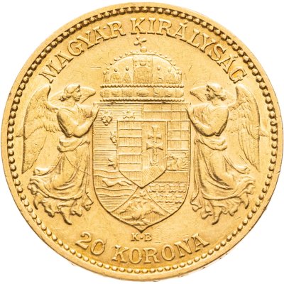 купить Австро-Венгрия 20 крон (korona) 1893, монета для Венгрии с изображением Императора Франца Иосифа I