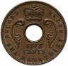 Купить Британская Восточная Африка 5 центов (cents) 1963