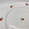Купить Набор обеденных тарелок с цветочным декором на 6 персон, фарфор, деколь, золочение, Bavaria Porzellan, Германия, 1950-1980 гг.
