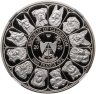 Купить Камерун 1000 франков CFA 2025. Собаки. Йоркширский терьер. Мой верный друг. В слабе ННР PROOF 70
