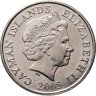 Купить Каймановы острова 25 центов (cents) 2005