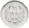 Купить Германия 1 марка 1924 J знак монетного двора "J" — Гамбург в слабе DNC MS62
