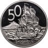 Купить Новая Зеландия 50 центов (cents) 1992, в слабе Монетник.ру PF68