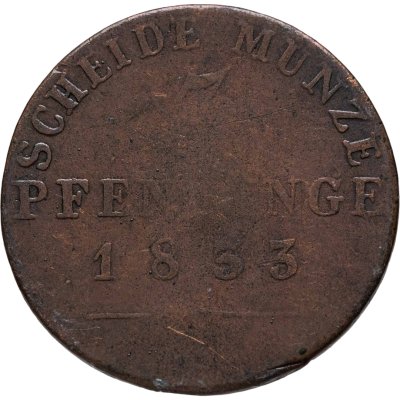 купить Германия, Пруссия 3 пфеннига 1833