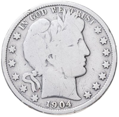 купить США 50 центов (1/2 доллара, half dollar) 1904