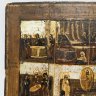 Купить Икона "Воскресение Христово. Сошествие во ад", с двунадесятыми праздниками, дерево, темпера, Российская империя, 1870-1890 гг.