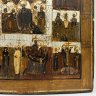 Купить Икона "Воскресение Христово. Сошествие во ад", с двунадесятыми праздниками, дерево, темпера, Российская империя, 1870-1890 гг.