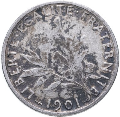 Купить Франция 1 франк 1901