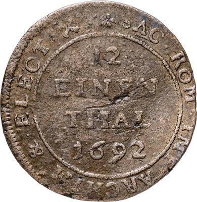 купить Германия, Саксония 1/12 талера 1692