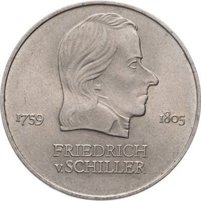 купить Германия ГДР 20 марок 1972 Фридрих фон Шиллер