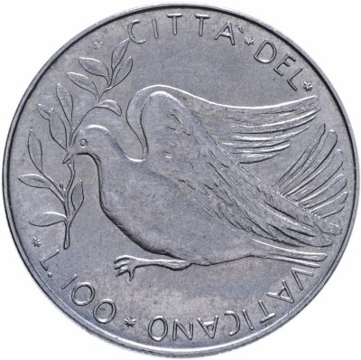 купить Ватикан 100 лир 1970