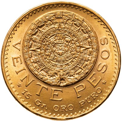 купить Мексика 20 песо (pesos) 1959 UNC "Либертад"