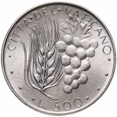 купить Ватикан 500 лир (lire) 1970