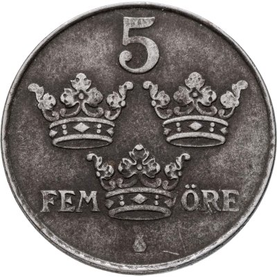 купить Швеция 5 эре (ore) 1950