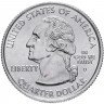 Купить США 1/4 доллара (квотер, 25 центов) 2004 D "Штат Висконсин"