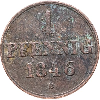 купить Германия, Ганновер 1 пфенниг 1846