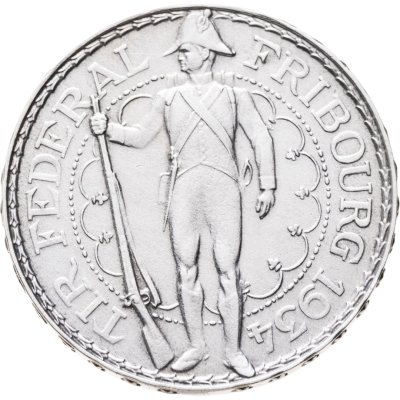 купить Швейцария 5 франков 1934 "Стрелковый фестиваль во Фрибуре"