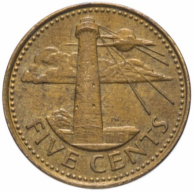 купить Барбадос 5 центов (cents) 1986-1988