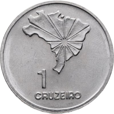 купить Бразилия 1 крузейро (cruzeiro) 1972 "150 лет независимости"
