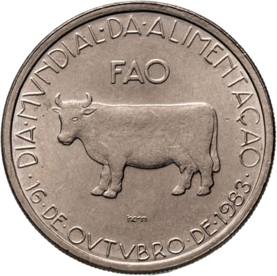 купить Португалия 5 эскудо (escudos) 1983 "Продовольственная программа - ФАО"